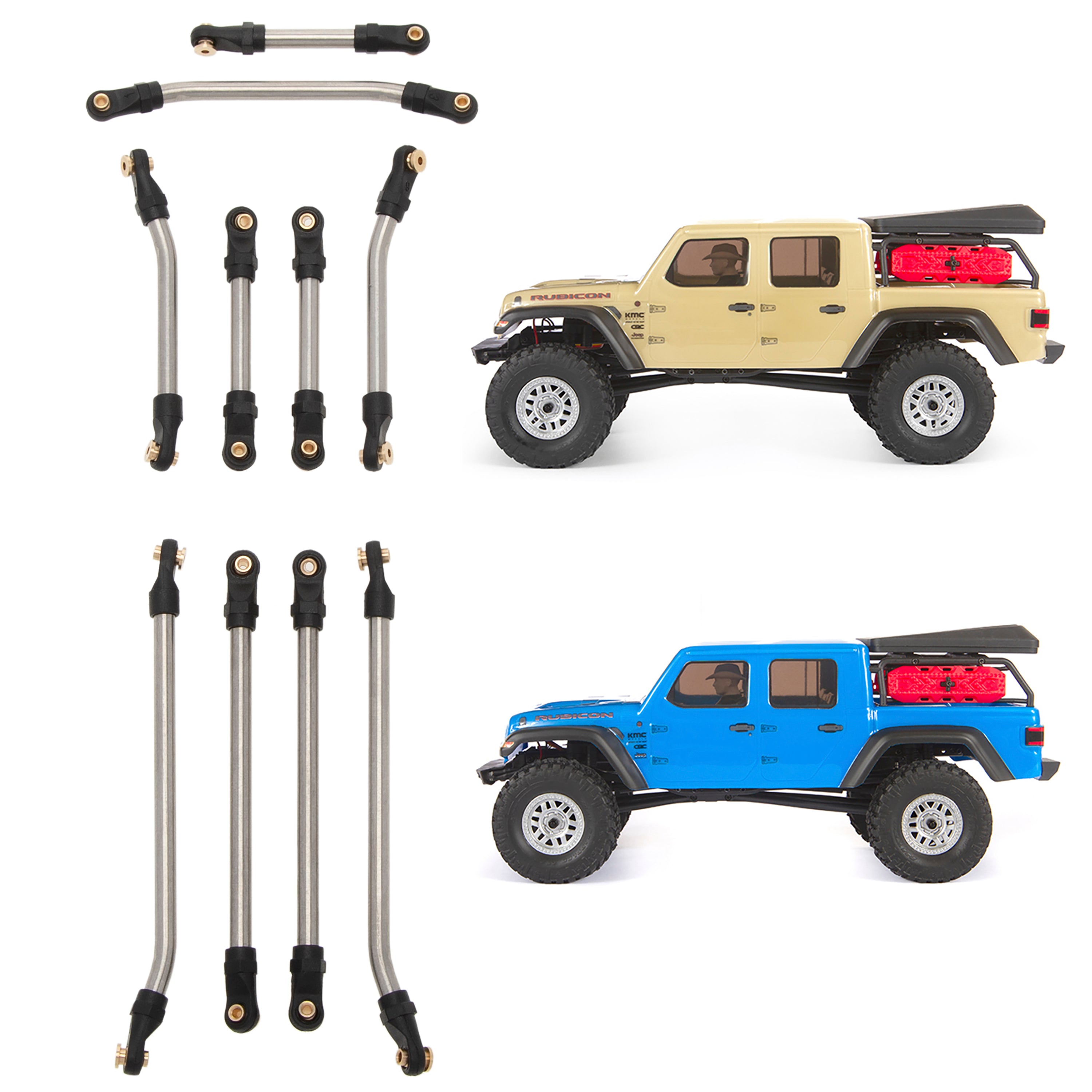 MEUS RACING 1/10 Links Steel Chassis Links Kit