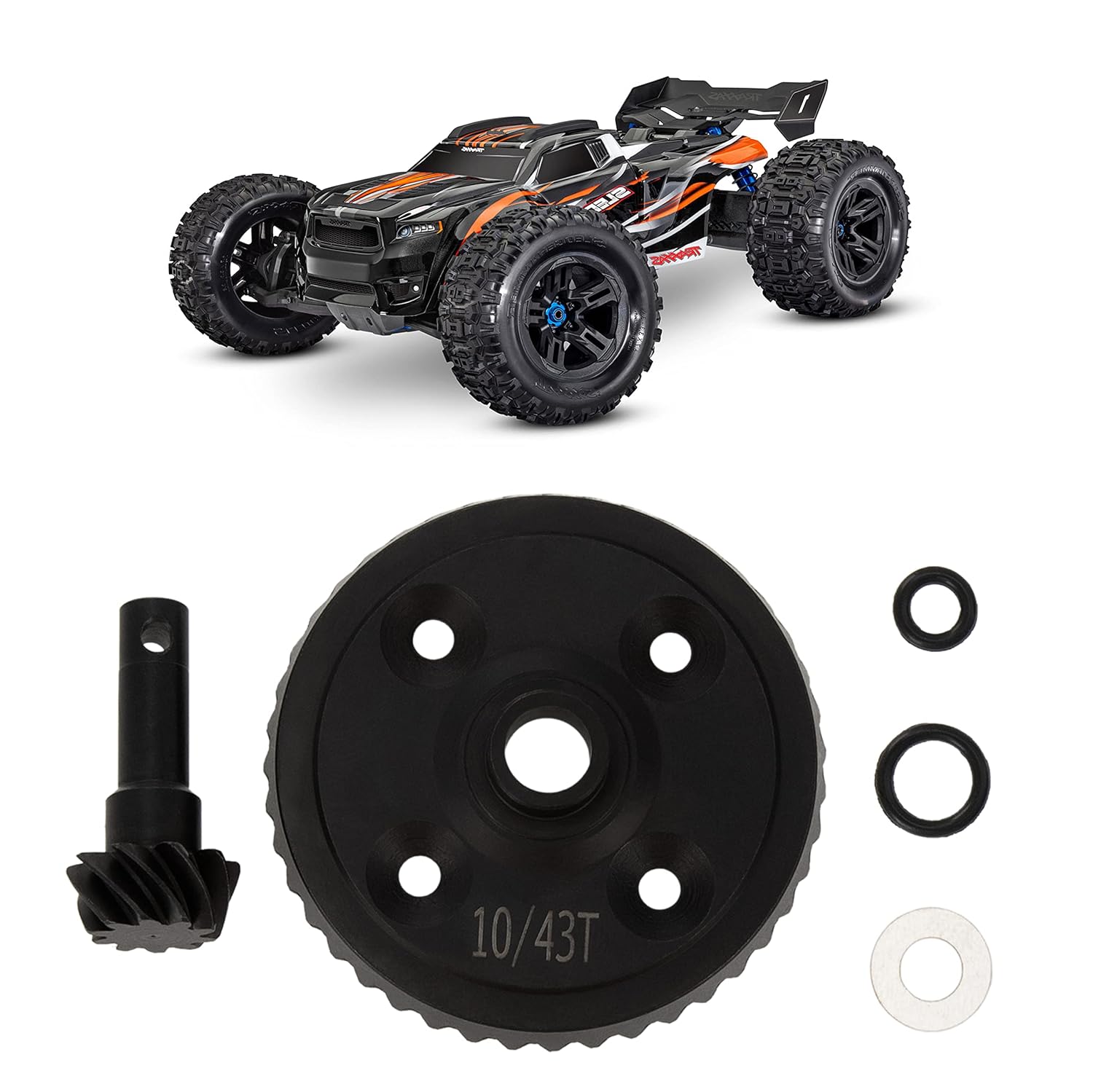 MEUS Racing Metal Front Rear Differential Diff Gear Supper Pinion Beve