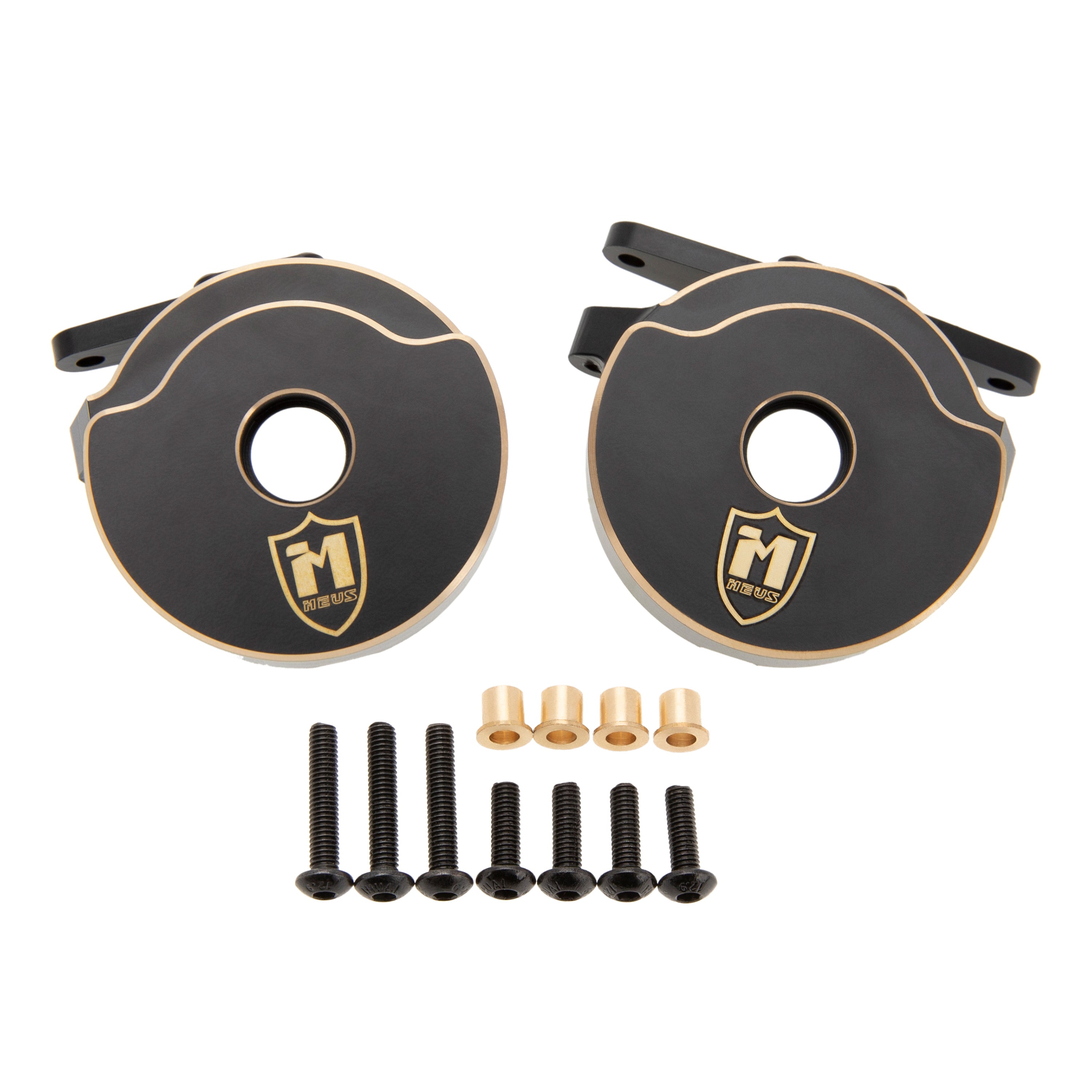 2Pcs ShareGoo Brass Steering Knuckles For Traxxas TRX4/TRX-6 - RC Crawler Weight Upgrade (Golden) - View #7