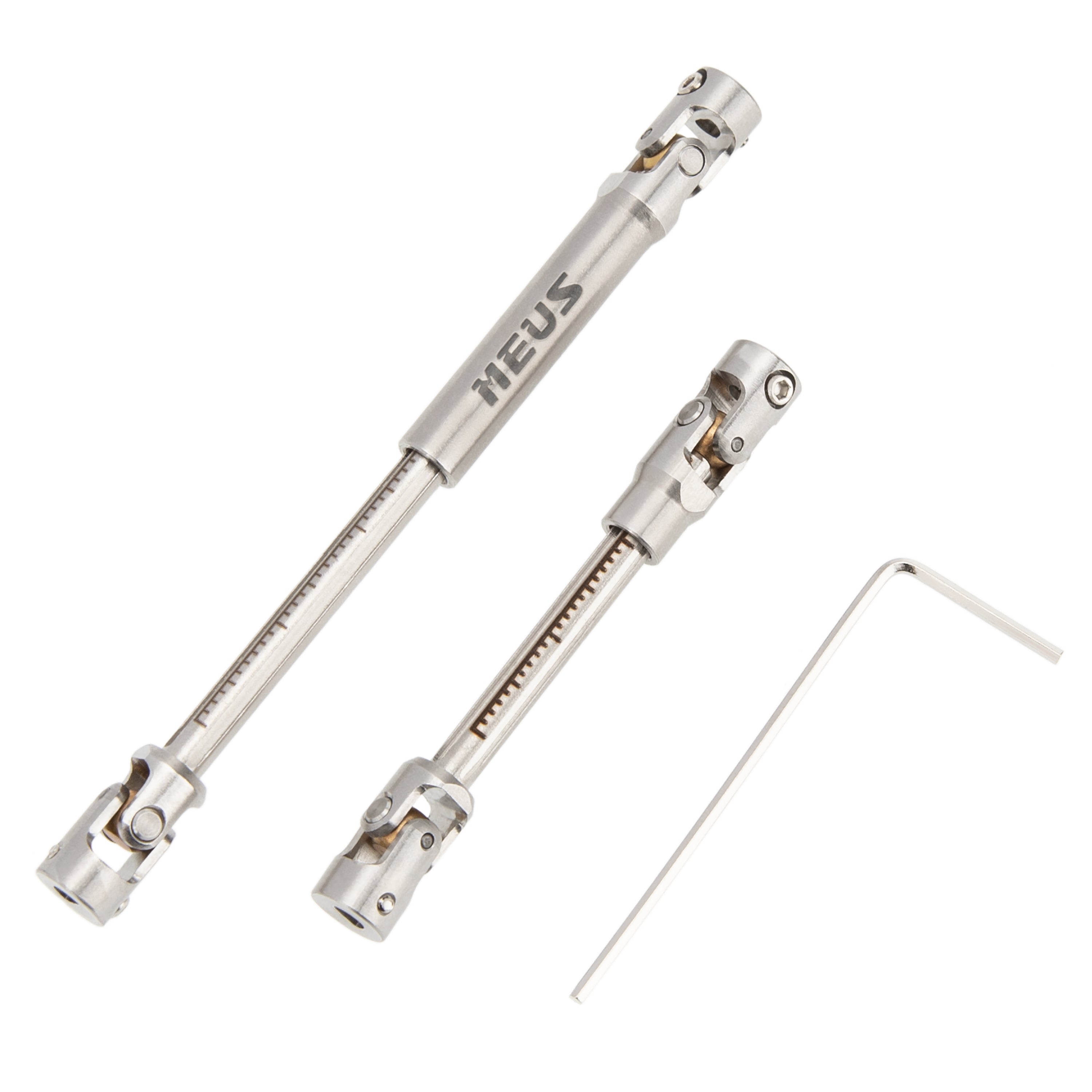 MEUS Racing Metal SCX24 Cuttable Drive Shaft for 1/24 Axial SCX24