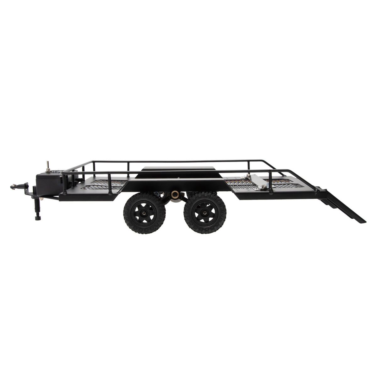 Remorque RC 1/10, Plateforme Stable avec Essieu Métal Usiné, Kit Complet pour Camion Remorque RC 1/10, Plateforme Stable avec Essieu Métal Usiné, Kit Complet pour Camion