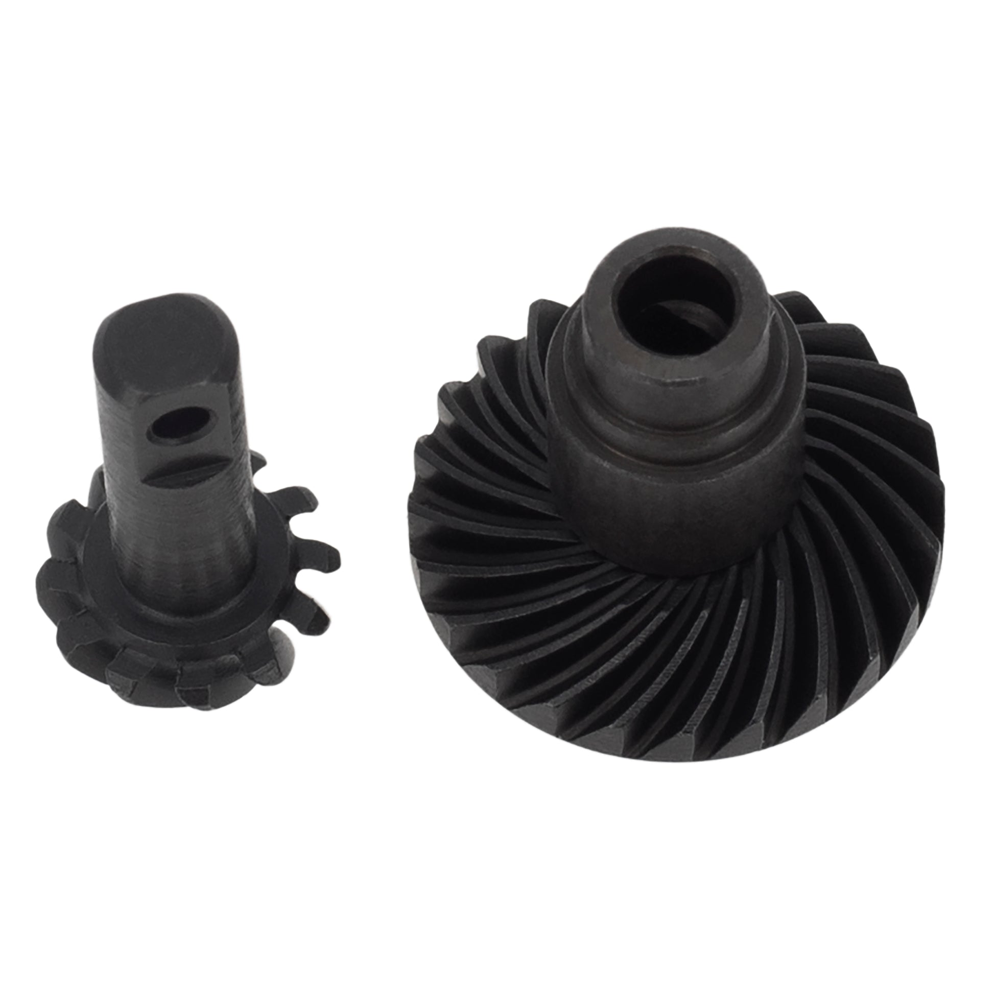 helical gear set MEUS Racing 2 Pack 12-22T/24THelical Gear Overdrive Gear Spiral Gear Set for 1/18 Trx4m Climbing Bike Upgrade(12-24T)