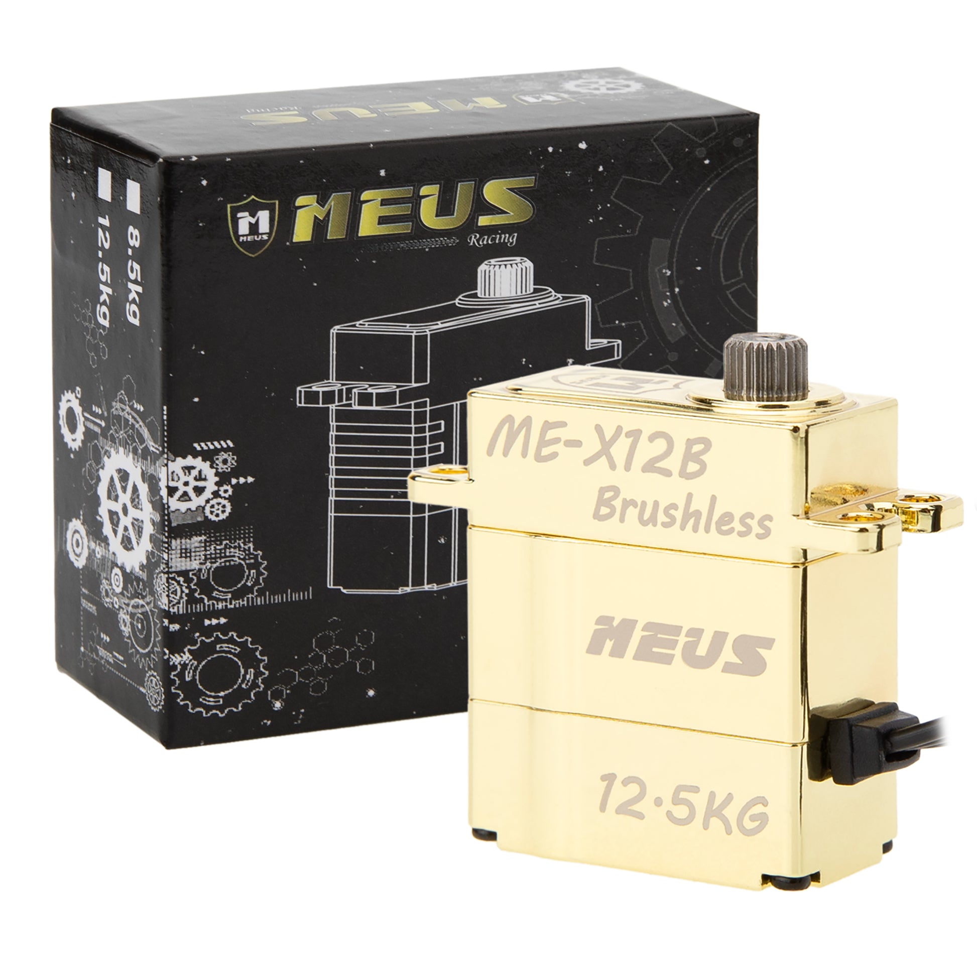 12.5kg Brass servo
