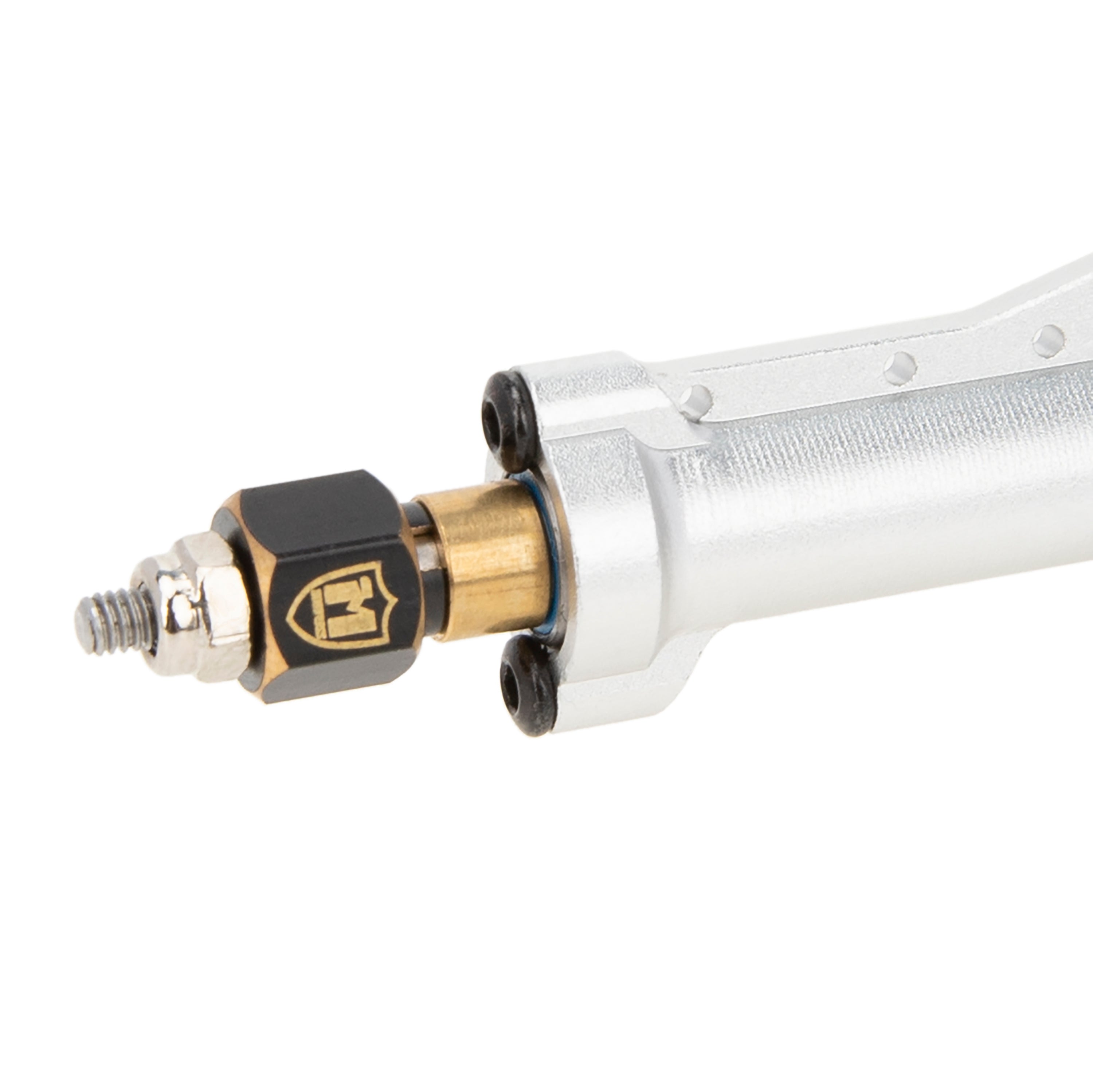 パーツ aksmotors MEUS Racing Brass + Aluminum CNC Upgraded Front and Rear Axle Assembly