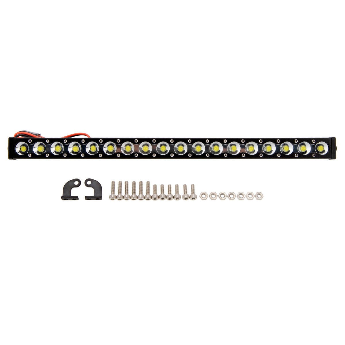 Dilwe Barre Lumineuse LED 55mm Pour Voiture RC - Accessoire Crawler Compatible 90046 90048 SCX10 1:10