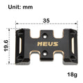 18g Brass SCX24 Skid Plate Size