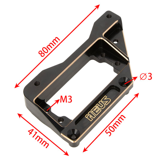 Front axle brass servo mount size for SCX10 Pro