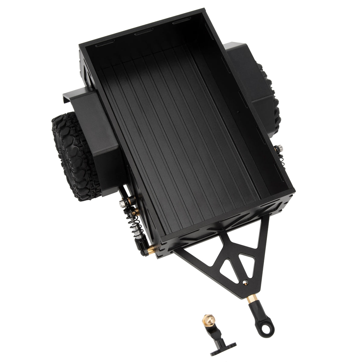 Meus Racing Rc MEUS RACING Utility Trailer Car with Hitch for TRAXXAS 1/18 TRX4M RC C