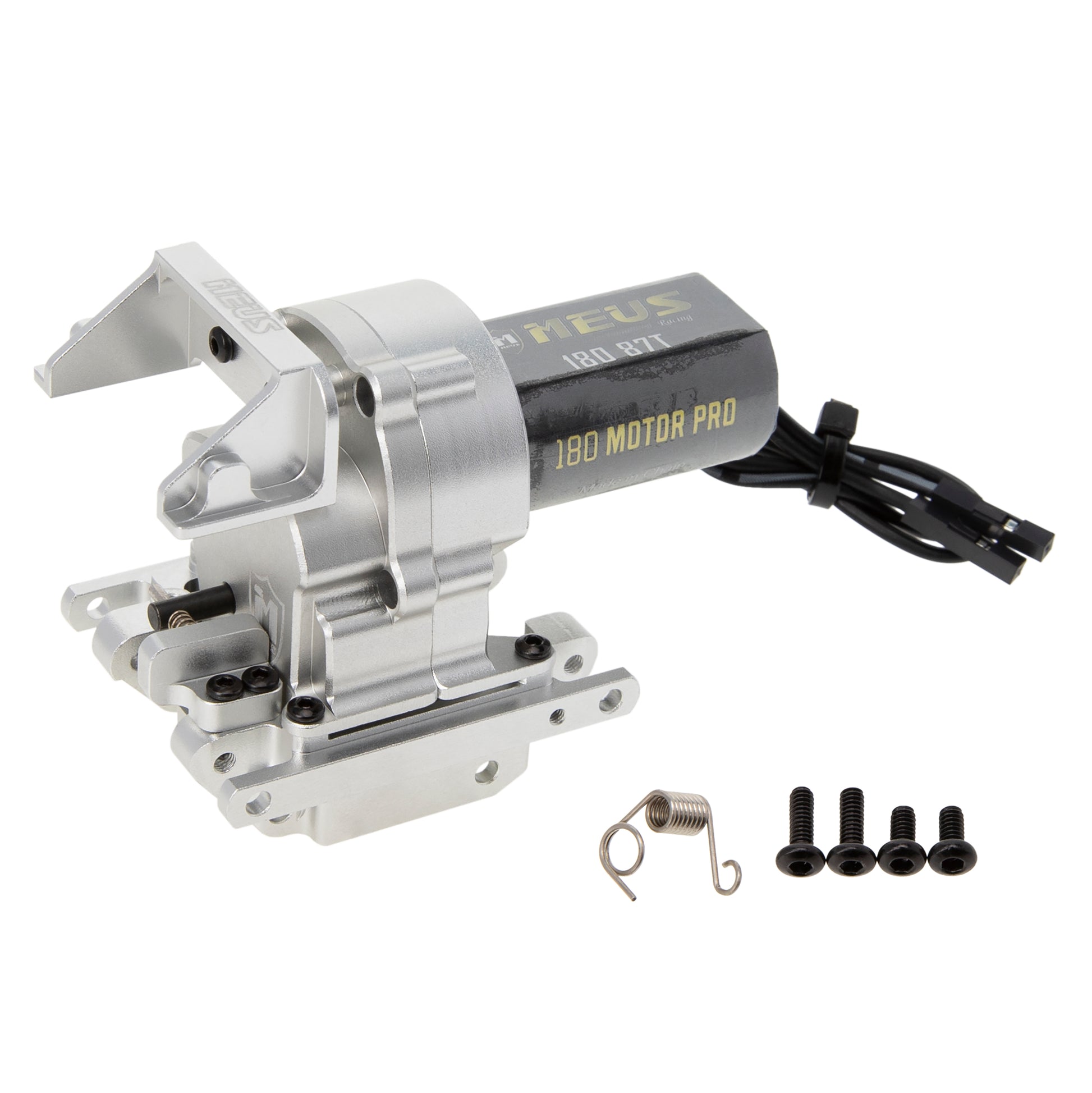 Silver TRX4M Transmission Gearbox with motor