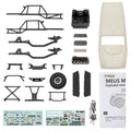 White MB24 ABS body shell for SCX24 package List