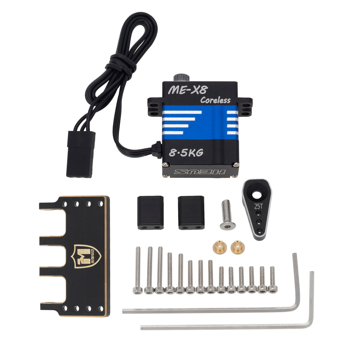MEUS Racing Digital High-Torque Coreless Micro Servo with Adjustable B