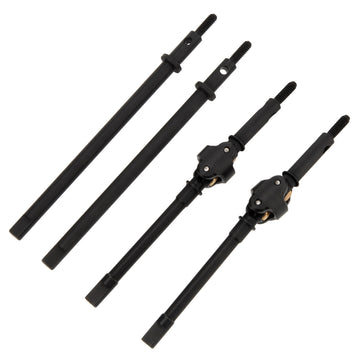 MEUS Racing 3-Section CVD Shafts for MEUS SCX24 V3 Metal Isokinetic +9mm Axles