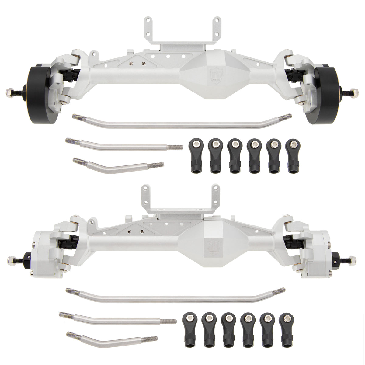 SCX10 III Servo on Axle Mount AR45P Portal Axle 4-link Suspension per 1/10 RC Crawler Car SCX10 III parti di aggiornamento in lega di alluminio SCX10 III Servo on Axle Mount AR45P Portal Axle 4-link Suspension per 1/10 RC Crawler Car SCX10 III parti di aggiornamento in lega di alluminio