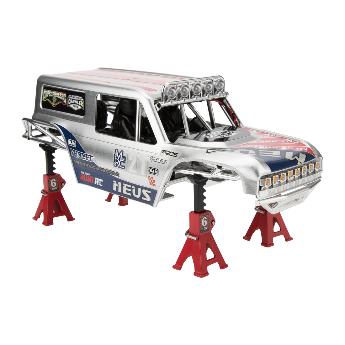 MEUS Racing Body Shell Stickers for MB18 Pro/MB24 Pro