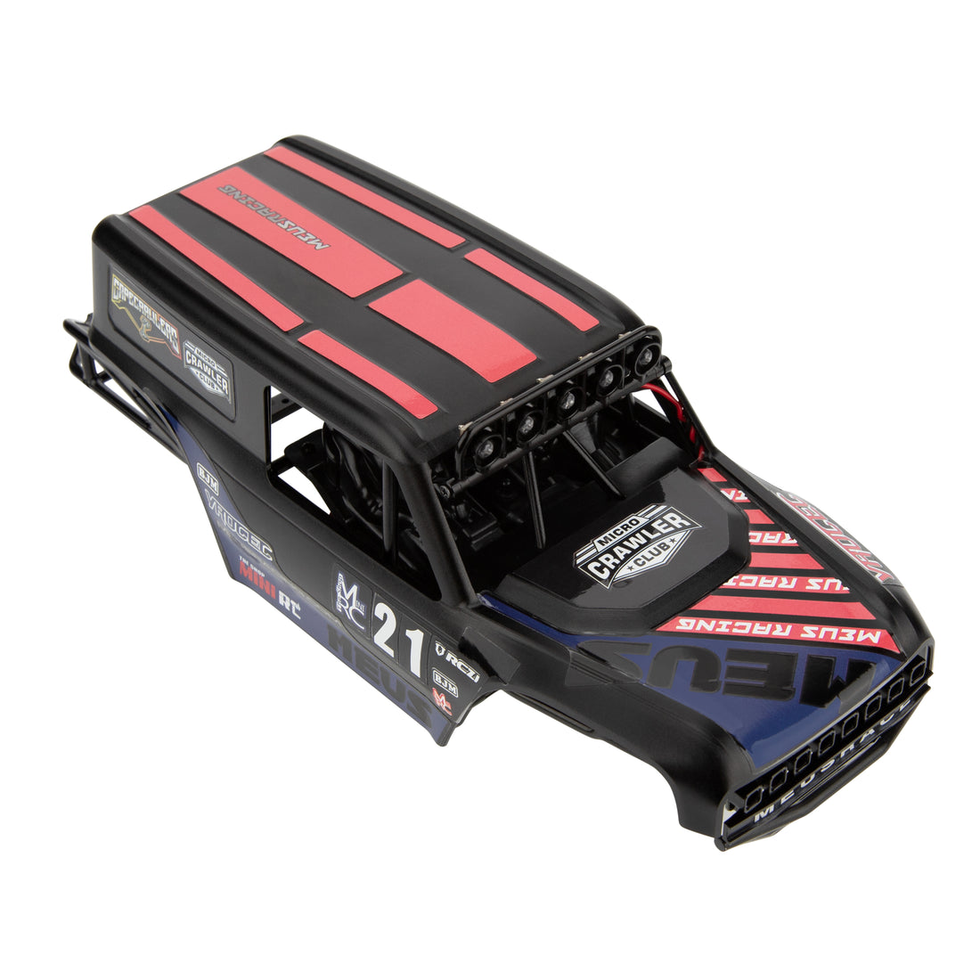 MEUS Racing MB24 Pro Aluminum Body Shell & Frame Kit for 1/24 Axial SCX24 Bronco JLU B-17 C10