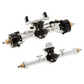 Silver Isokinetic 3-Section CVD Front and Rear Axles for SCX24 