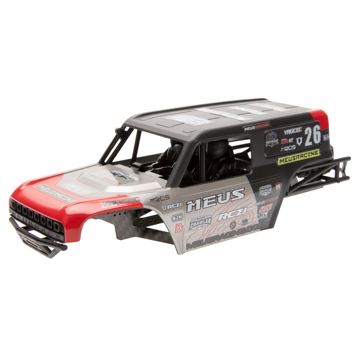 MEUS Racing MB24 Body 5.2in 132MM Axial Shell Body ABS+Nylon Carbon Fi