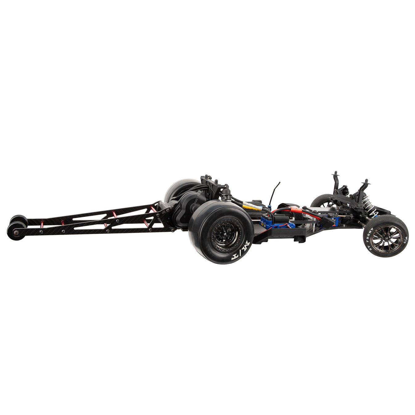 MEUS Racing 2WD Slash Carbon Fiber LCG Chassis with Wheelie Bar for 1/