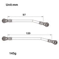 324mm Wheelbase Chassis Links Size For 1/10 Axial Capra 1.9 UTB