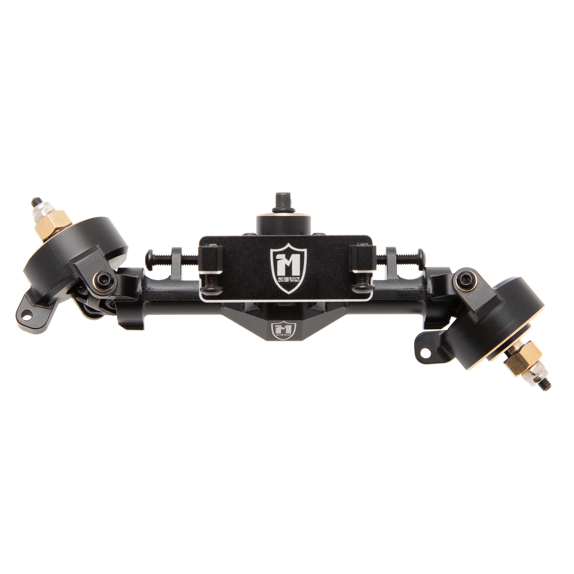 Black Aluminum Isokinetic 3-Section CVD Front Axles