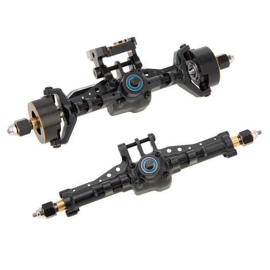 Black Brass Aluminum Front and Rear Axle for TRX4M