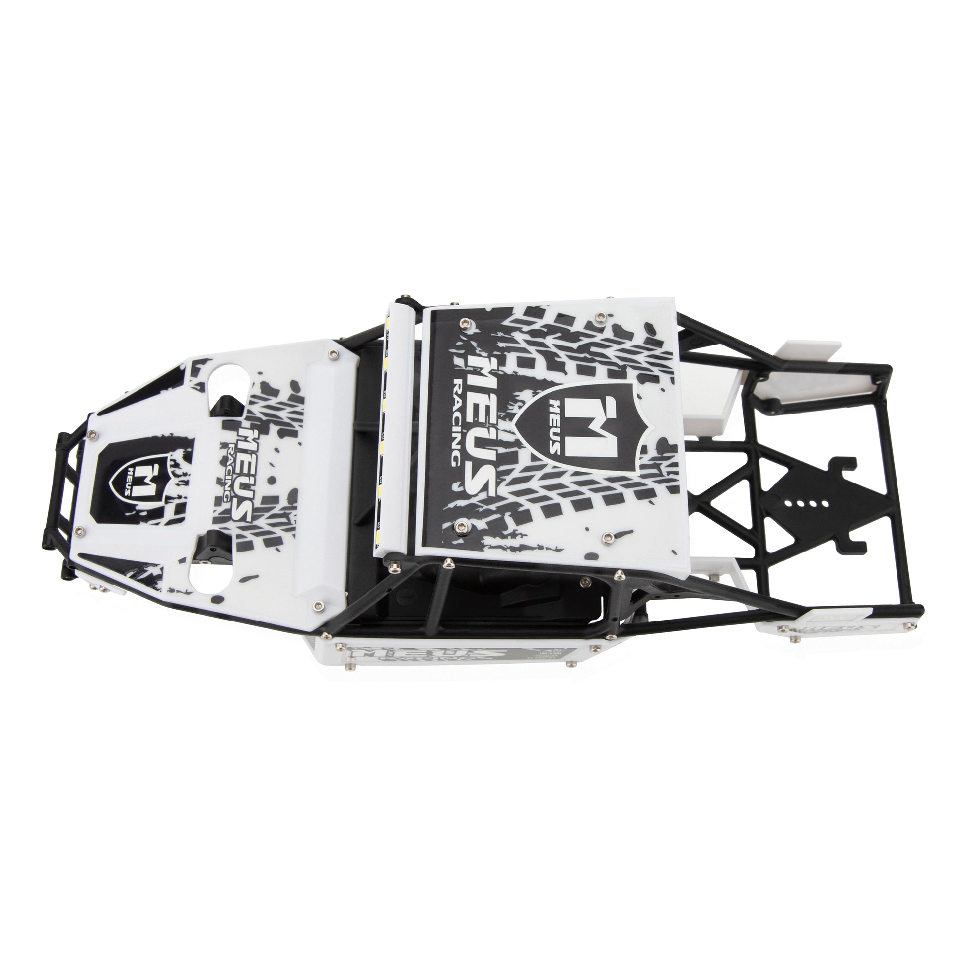 White SCX24 Mantis Roll Cage Chassis Body Shell kit