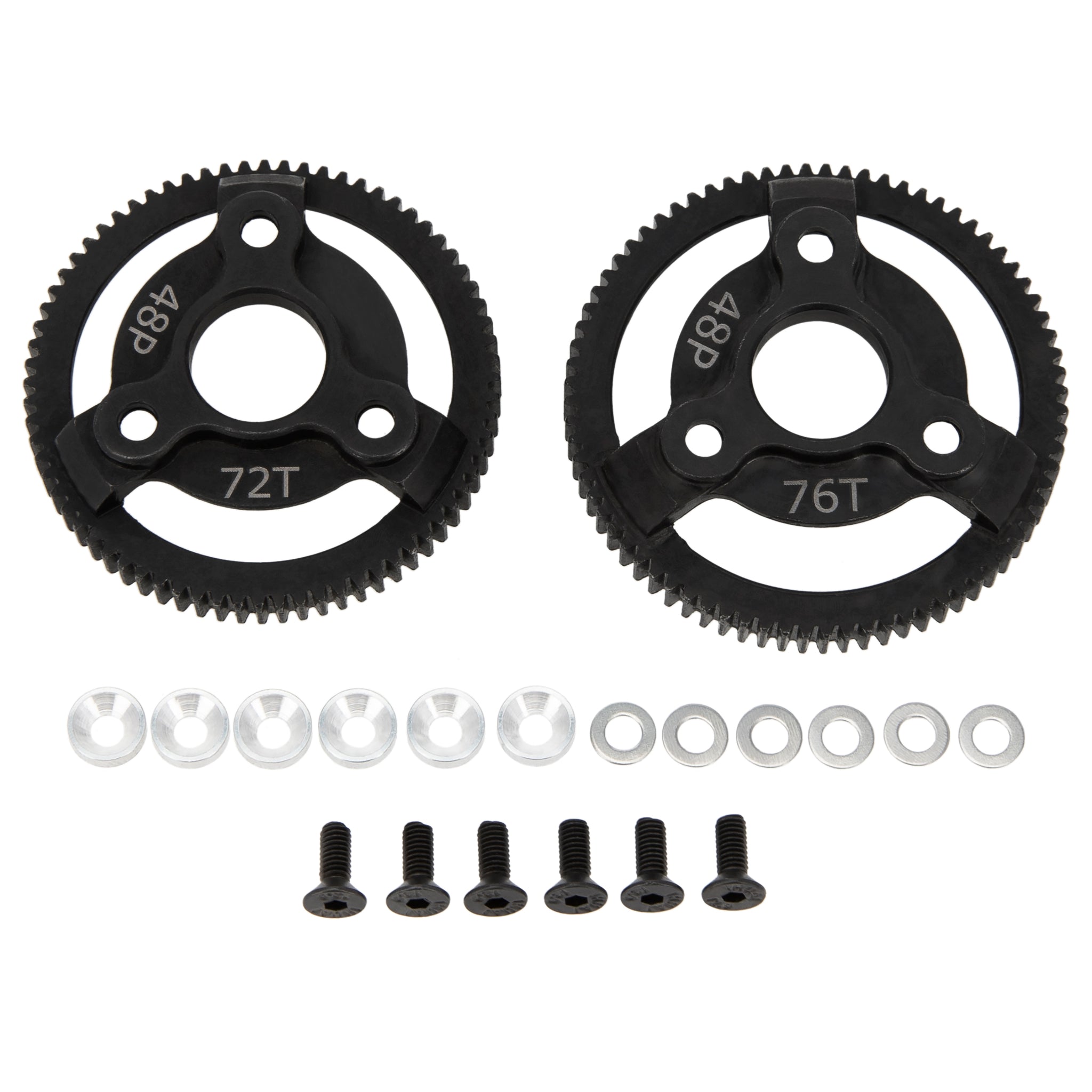 gear slash MEUS Racing Hardened Steel Spur Gear for 1/10 Traxxas Slash 2WD Drag Slash Bandit Upgrade Parts