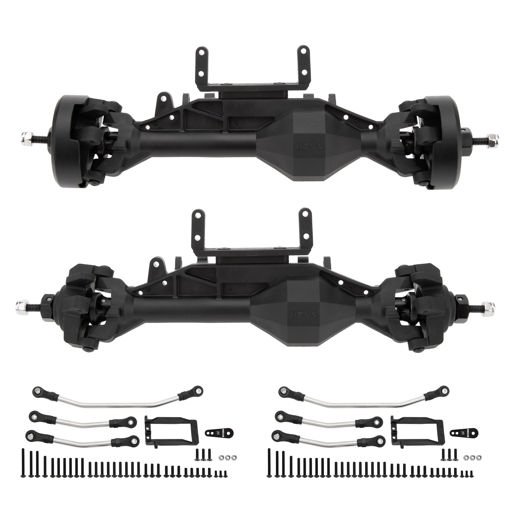 4WS 1/10 AR44 Nylon Isokinetic 2 Front Straight Axles