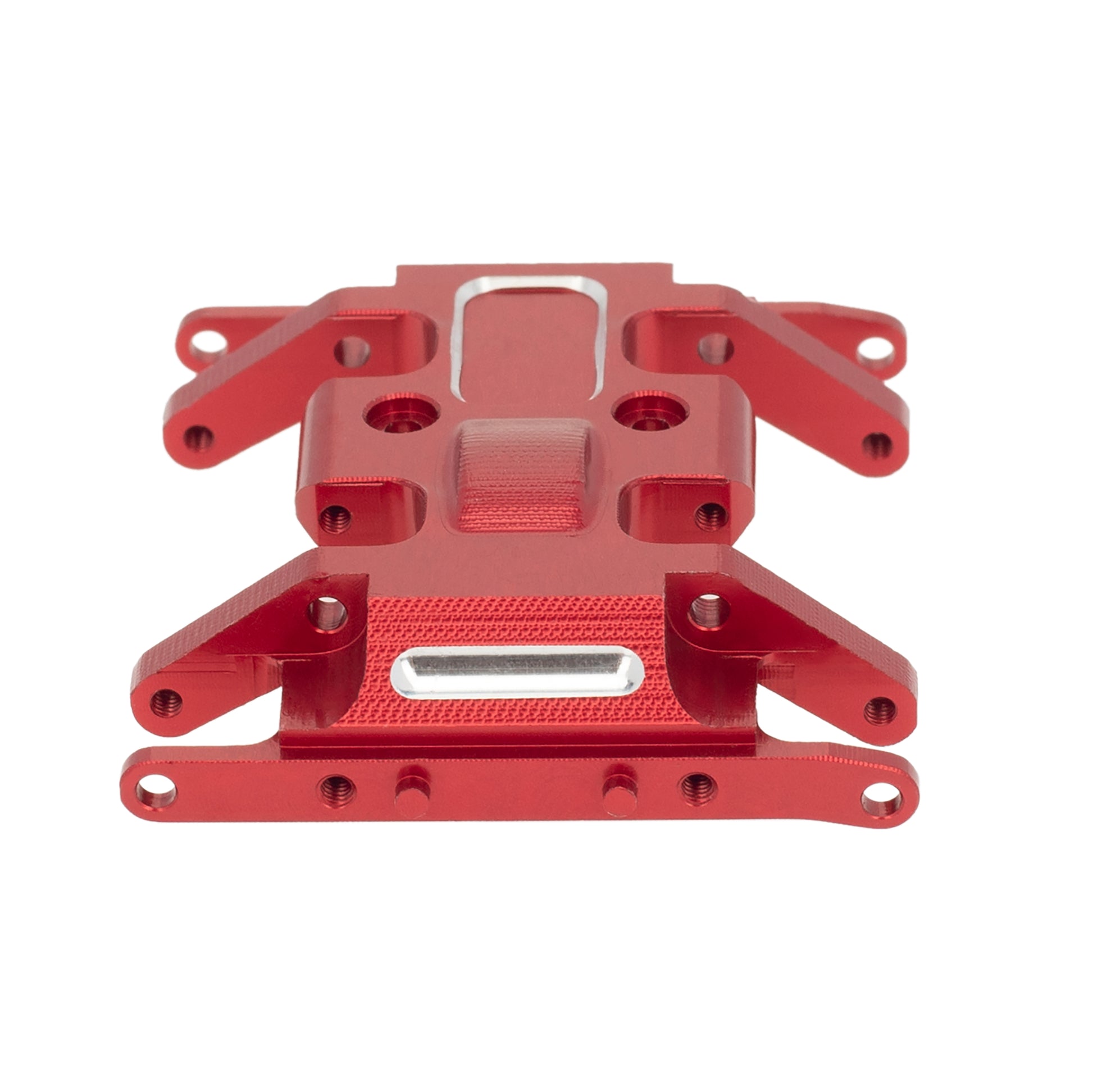 Red Center Transmission Skid Plate for Axial SCX24 90081 Wrangler.