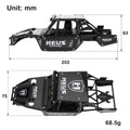 Black SCX24 Mantis Roll Cage Chassis Body Shell Size