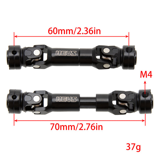 60MM Steel Driveshaft size for 1/10 RC Crawler