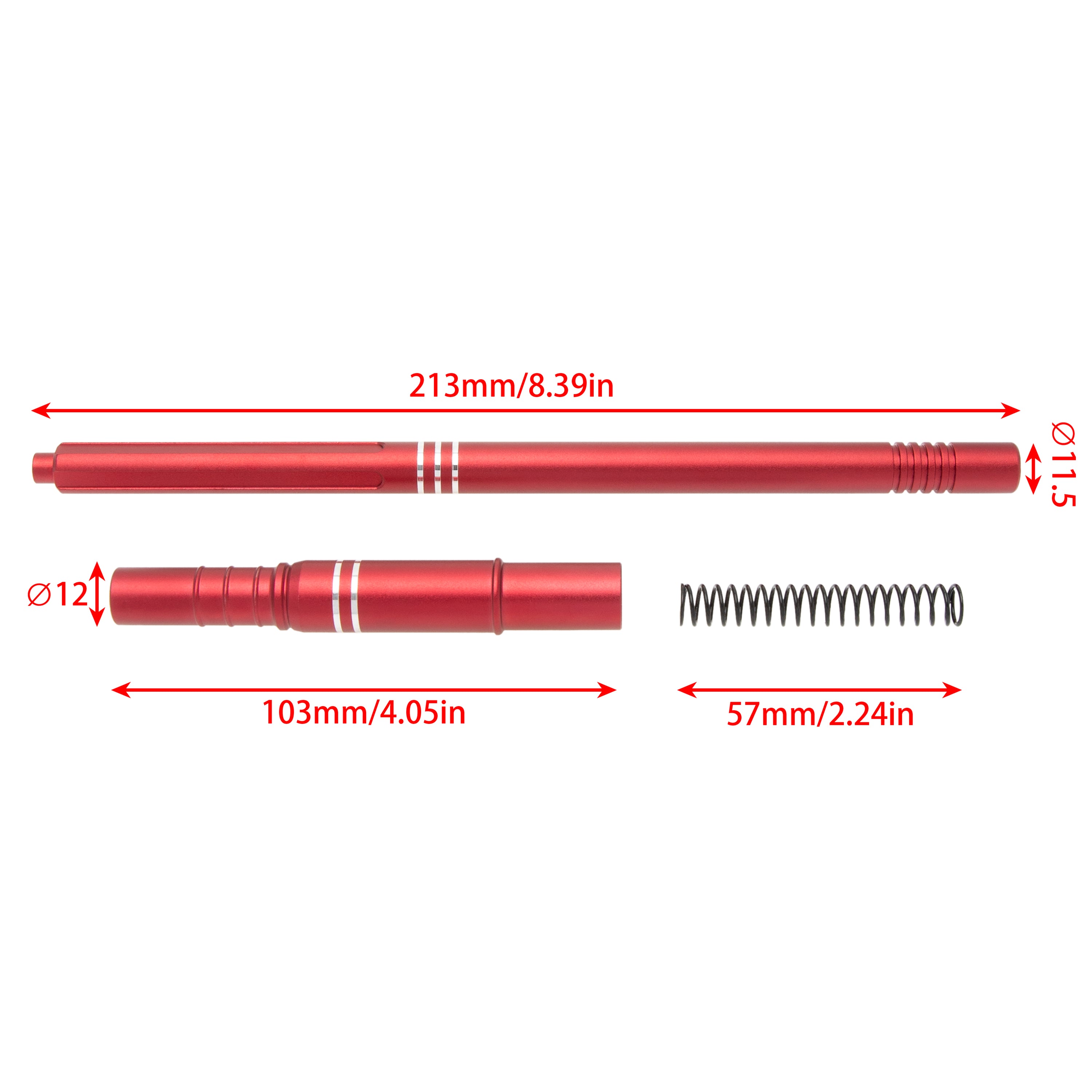 MEUS Racing RC Center Drive Shaft Aluminum Alloy Center Driveshaft wit