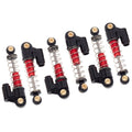 6pcs Red SCX24 Aluminum Shocks