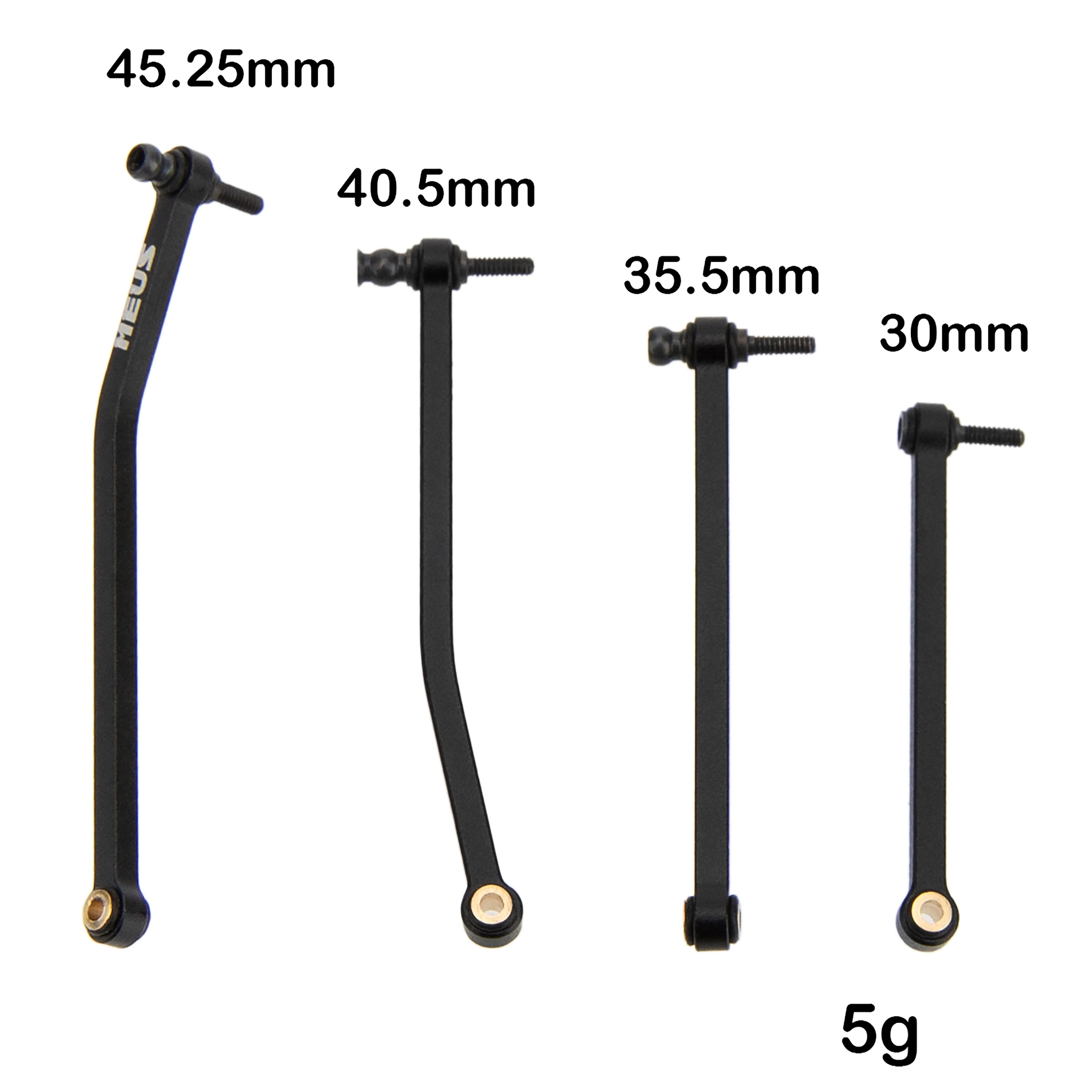 MEUS Racing SCX30 High Clearance Chassis Links for 1/30 Axial SCX30