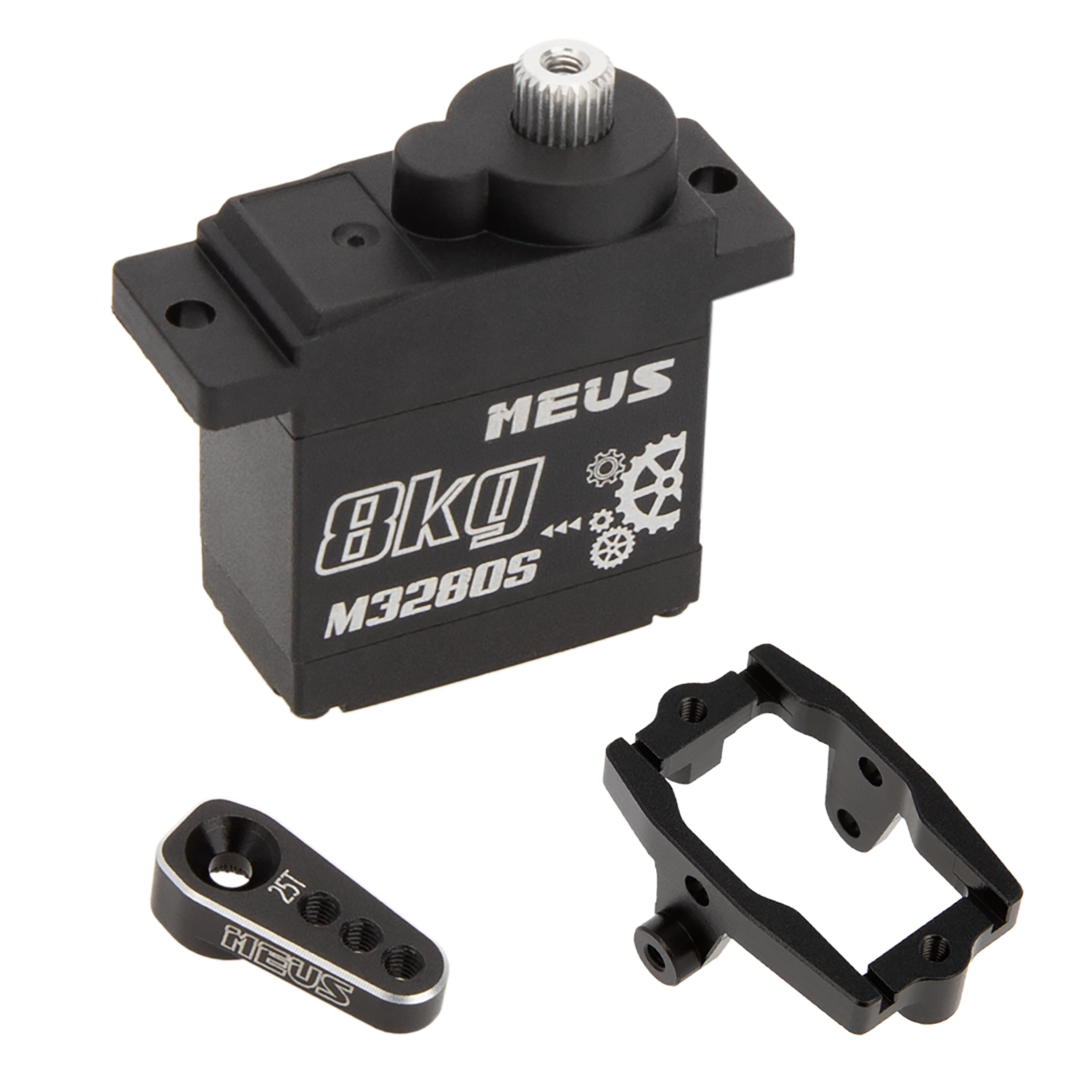 meroページ① MEUS Racing TRX4M 8.5kg or 12.5kg Servo with Vertical Servo Mount for