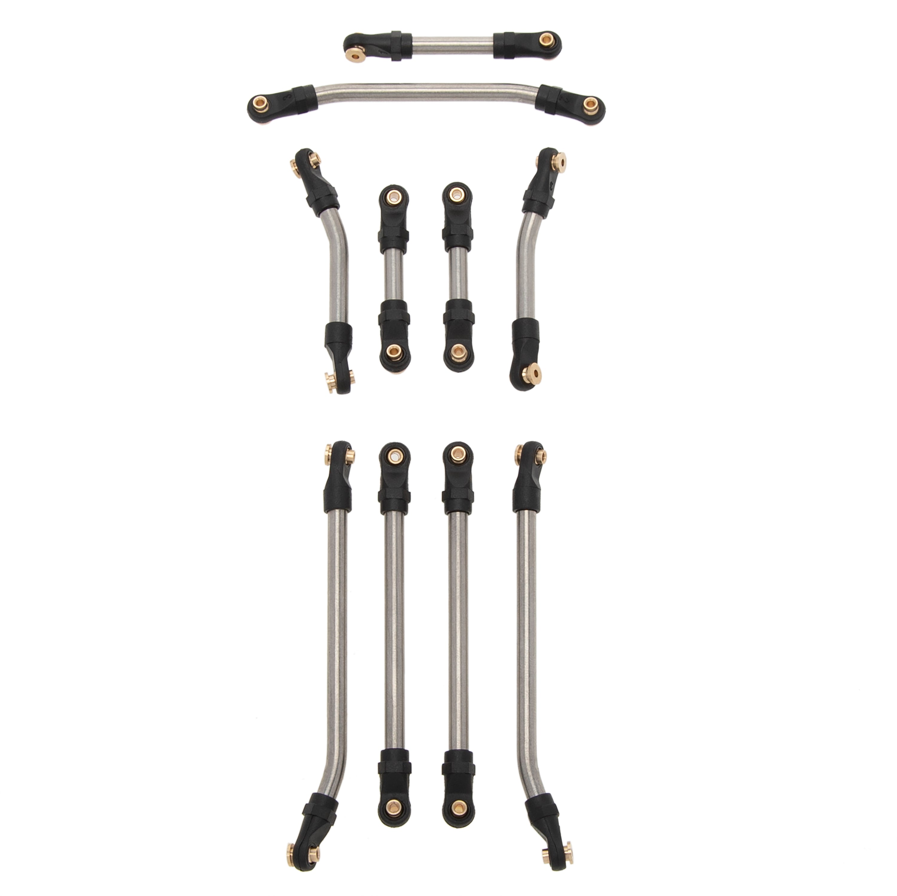 Kit Link Maggiorati INJORA Per SCX24 Deadbolt B17 Betty – Skid Plate E Sterzo