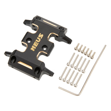 MEUS Racing 20g Brass /Nylon Transmission Skid Plate for Axial 1/24 SCX24 Fit Stock RC Model