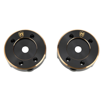 MEUS Racing Vertex-10 Brass Steering Knuckle Covers 111.9g/pc for 1/10 Redcat Vertex-10 RC Car