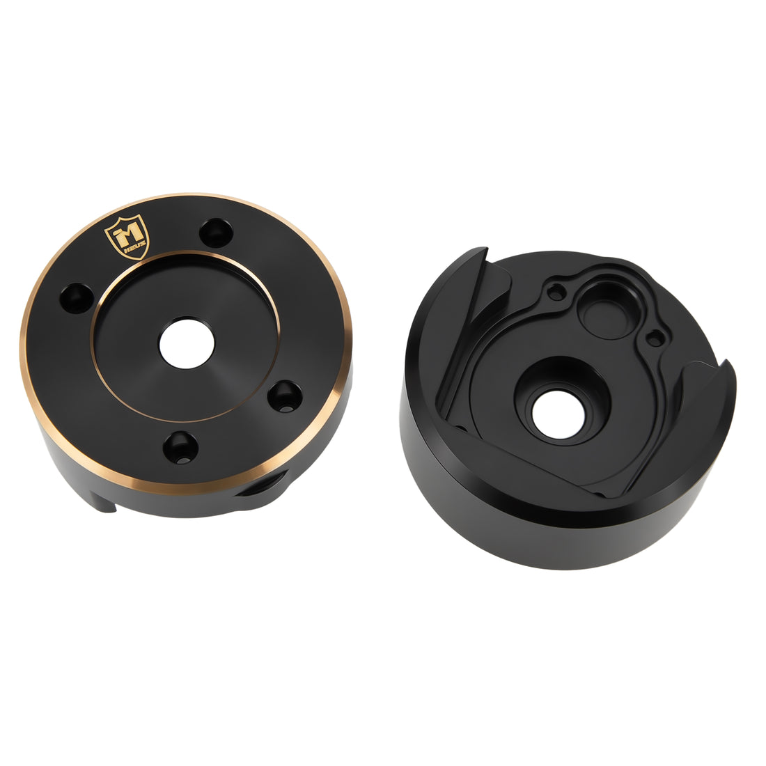 MEUS Racing Vertex-10 Brass Steering Knuckle Covers 111.9g/pc for 1/10 Redcat Vertex-10 RC Car