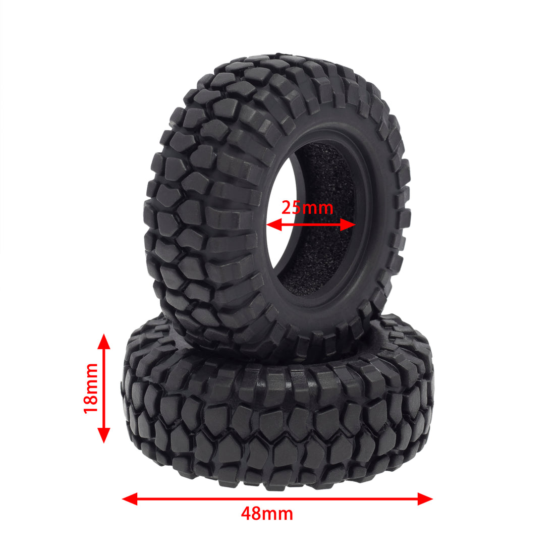 1.0 inch Tires