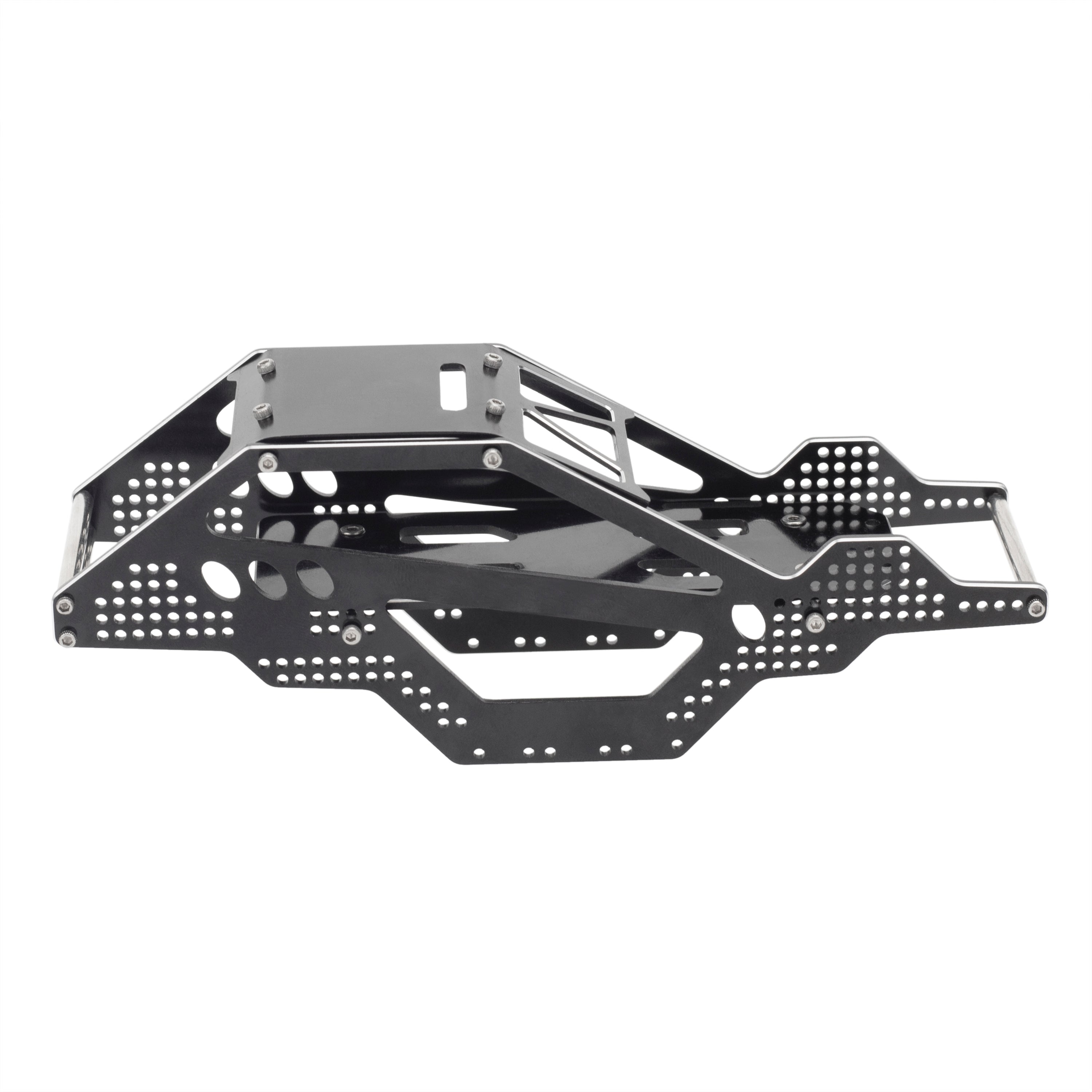 Meus Racing Rc MEUS Racing Black Aluminum RC Car Roll Cage Body Shell Chassis Kit For
