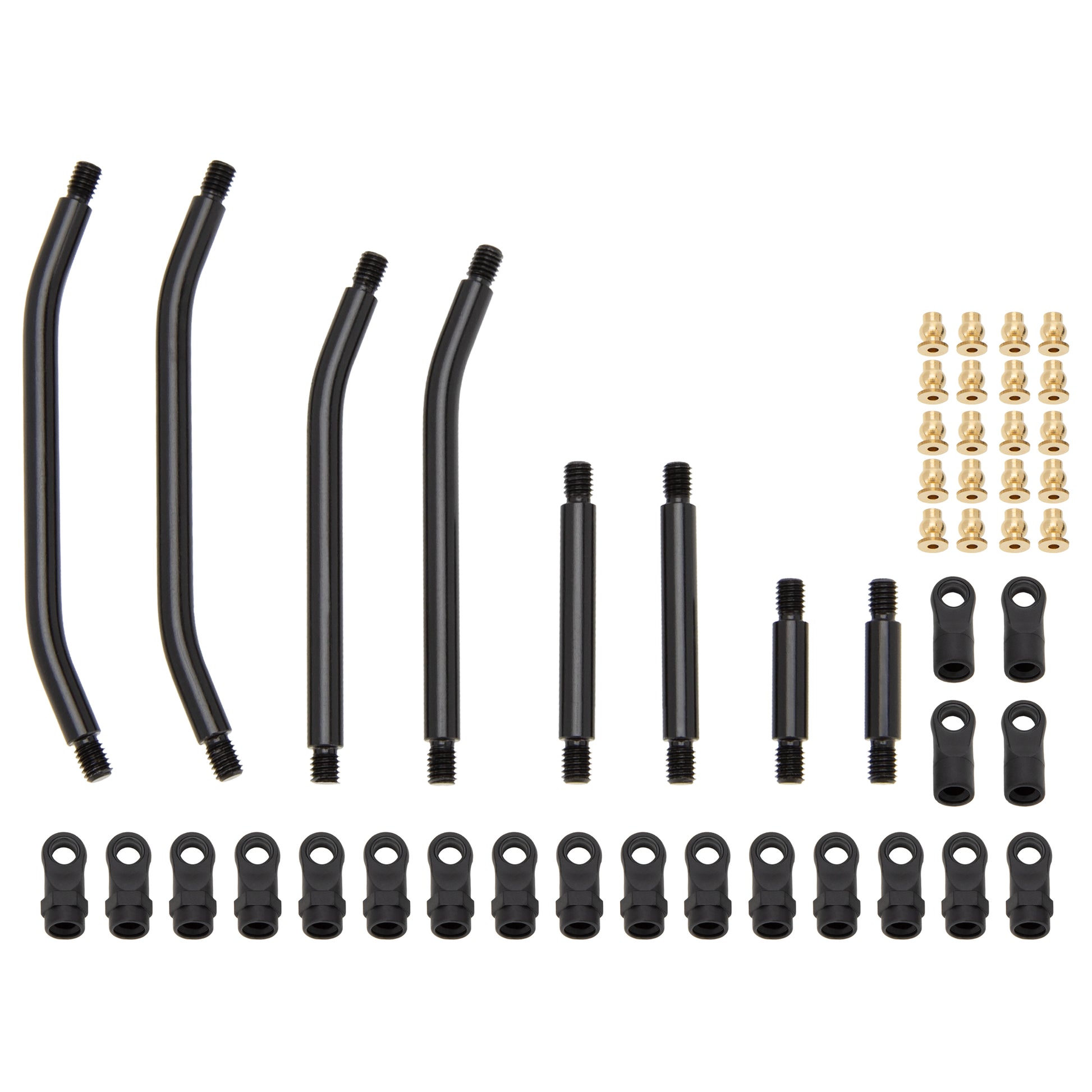 Aluminum SCX24 Deadbolt Double Bent High Clearance Chassis Links 