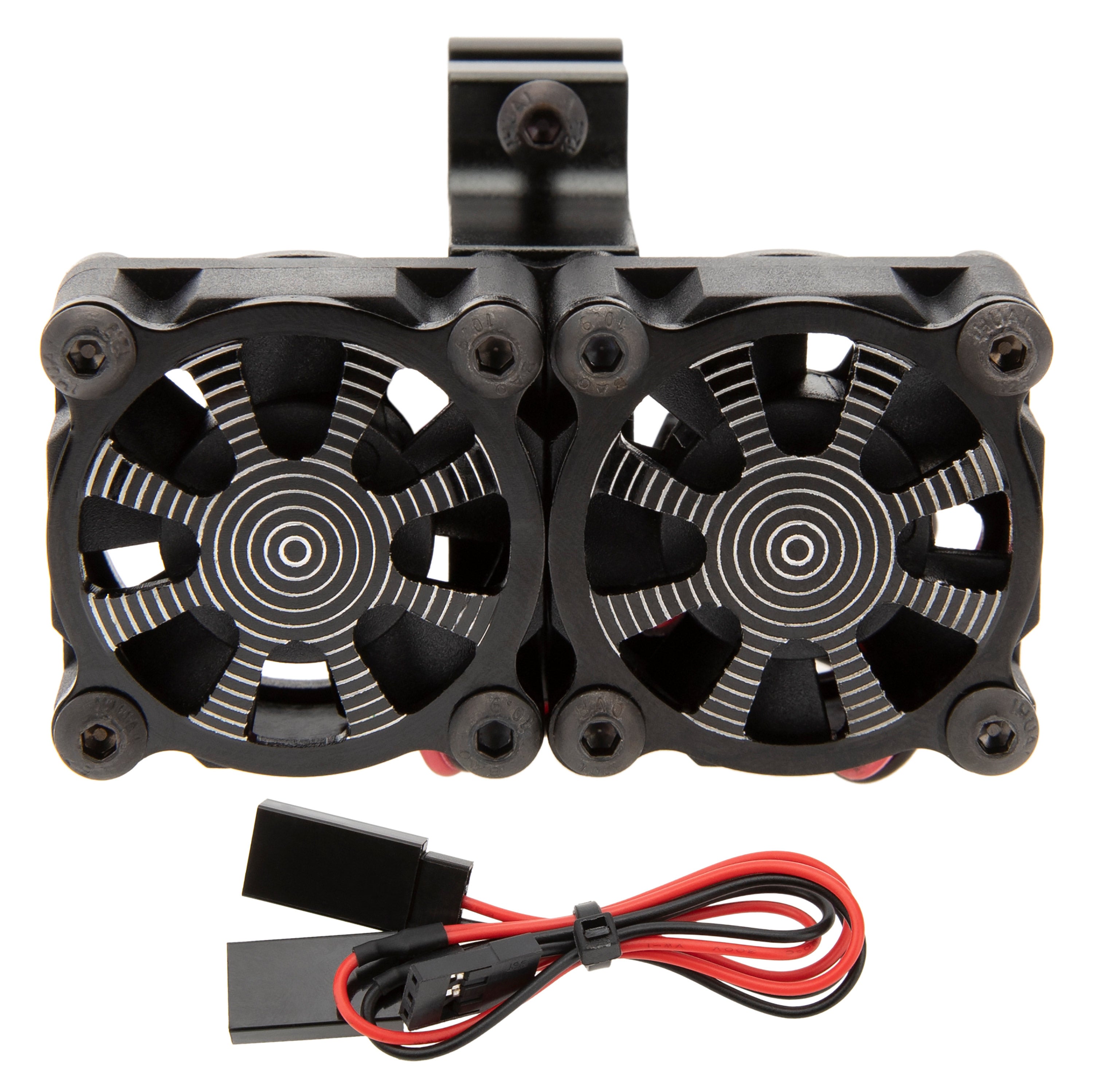 MEUS Racing RC Motor Dual Cooling Fan Heatsink 18000RPM with 36mm Moun