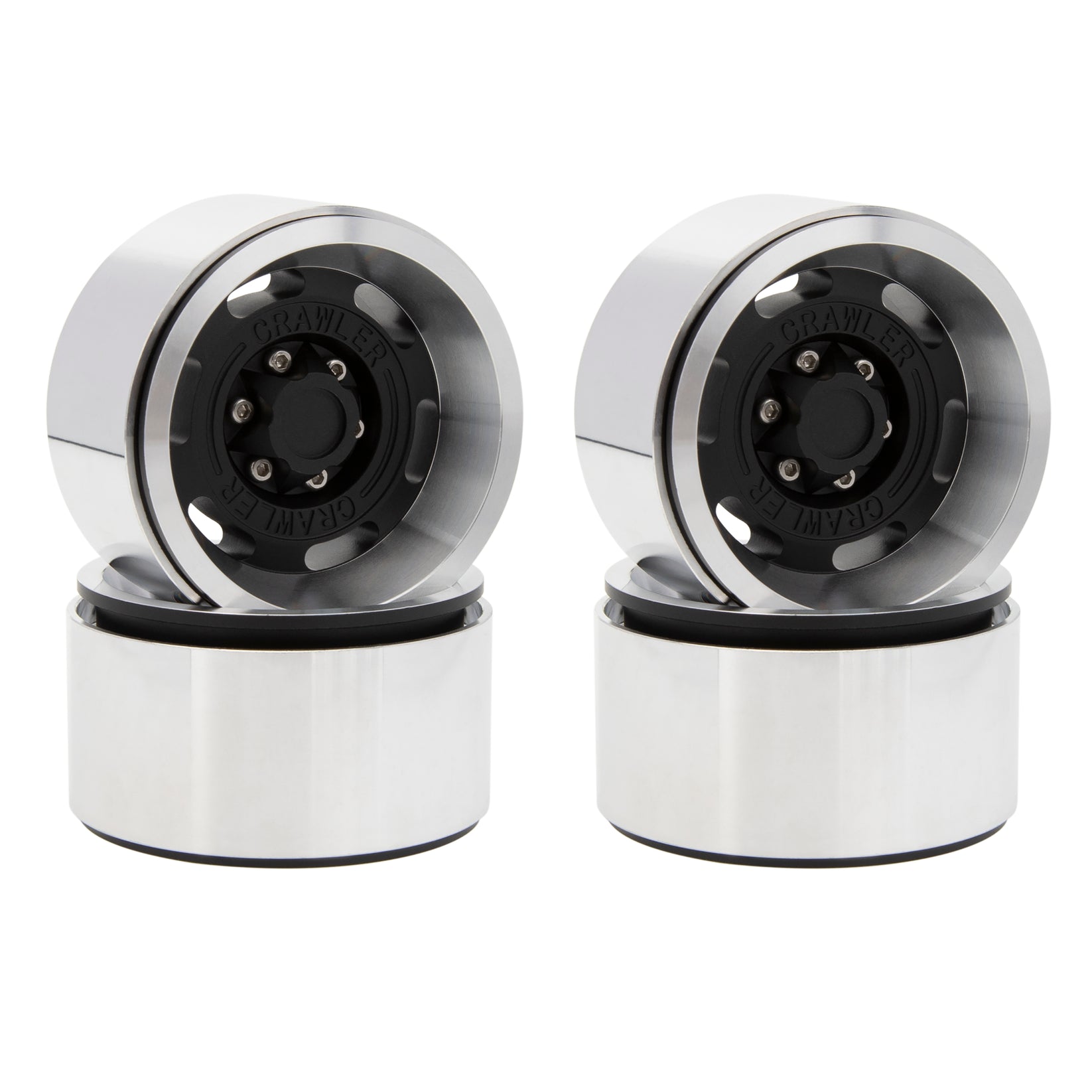 MEUS Racing Aluminum 1.9 Beadlock Wheels for 1/10 TRX4 TRX6 Axial SCX1