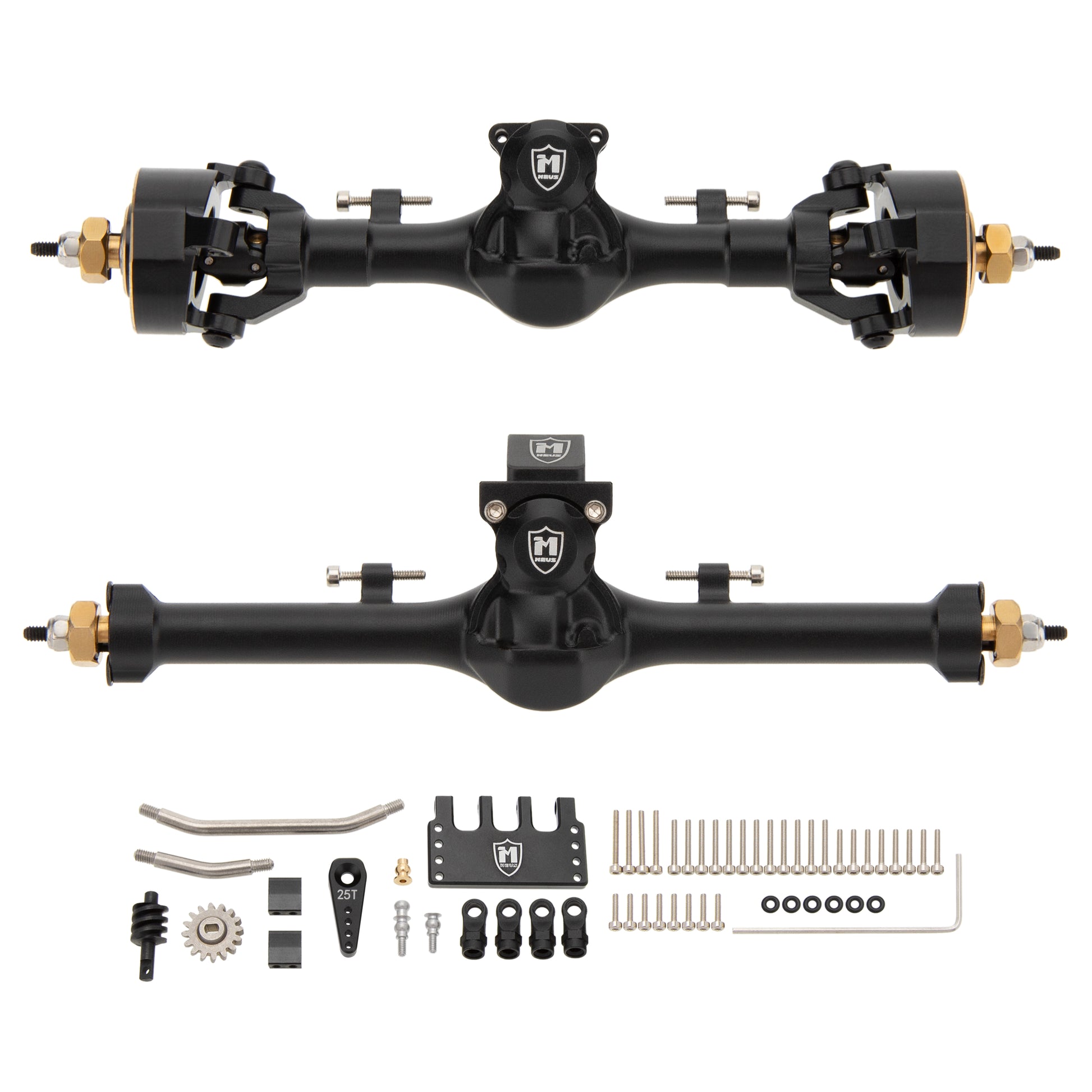 SCX24 Metal V3 Isokinetic Axles +9MM