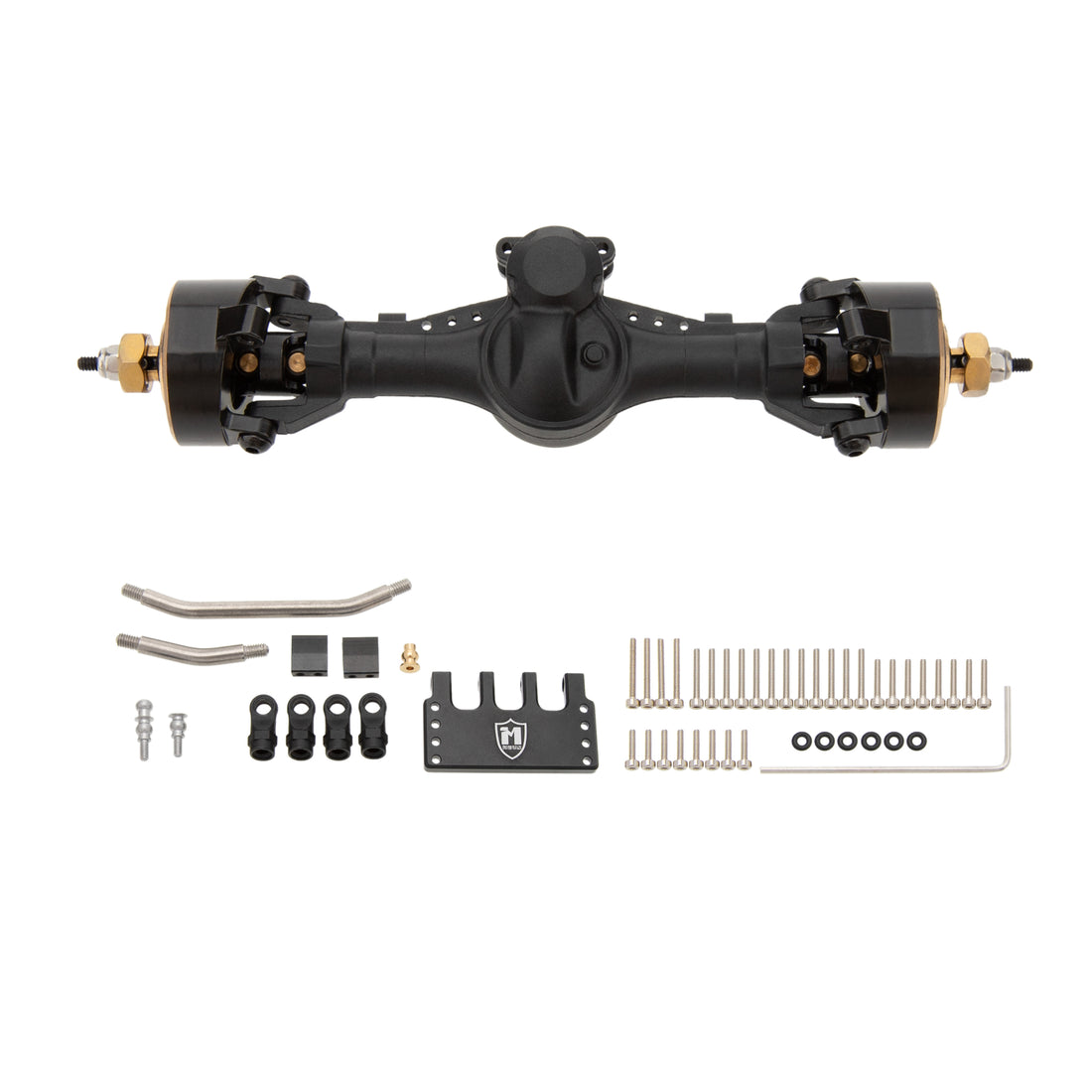 MEUS Racing SCX24 Nylon V2 Isokinetic Front Rear Axles 3-Section CVD With 52° Steering Angle for 1/24 SCX24