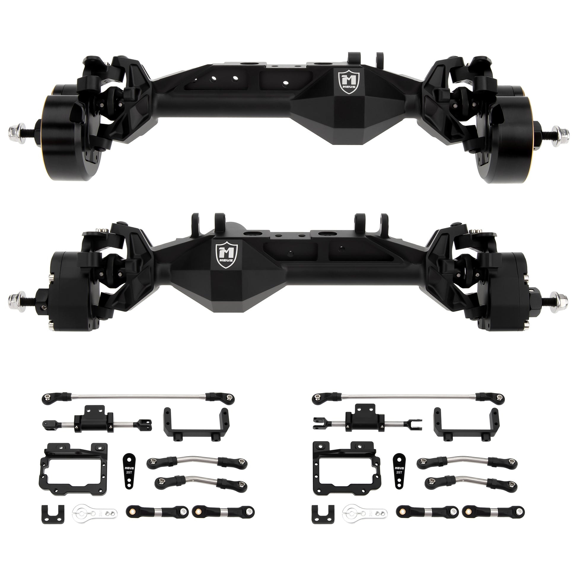 Black 4WS CHEAT CODE V2 Capra 1.9 Isokinetic axles