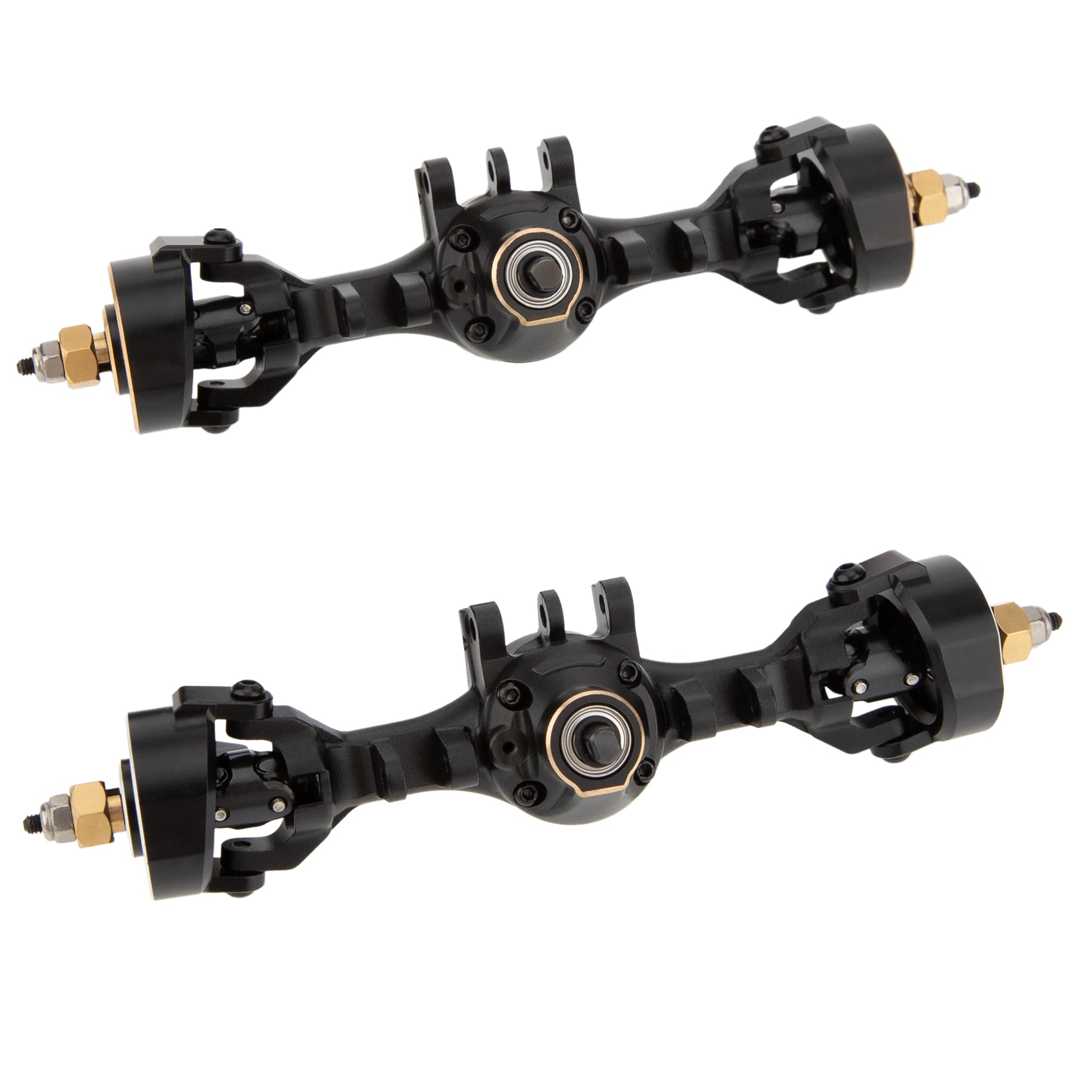 Black 4WS TRX4M Metal V2 Isokinetic axles