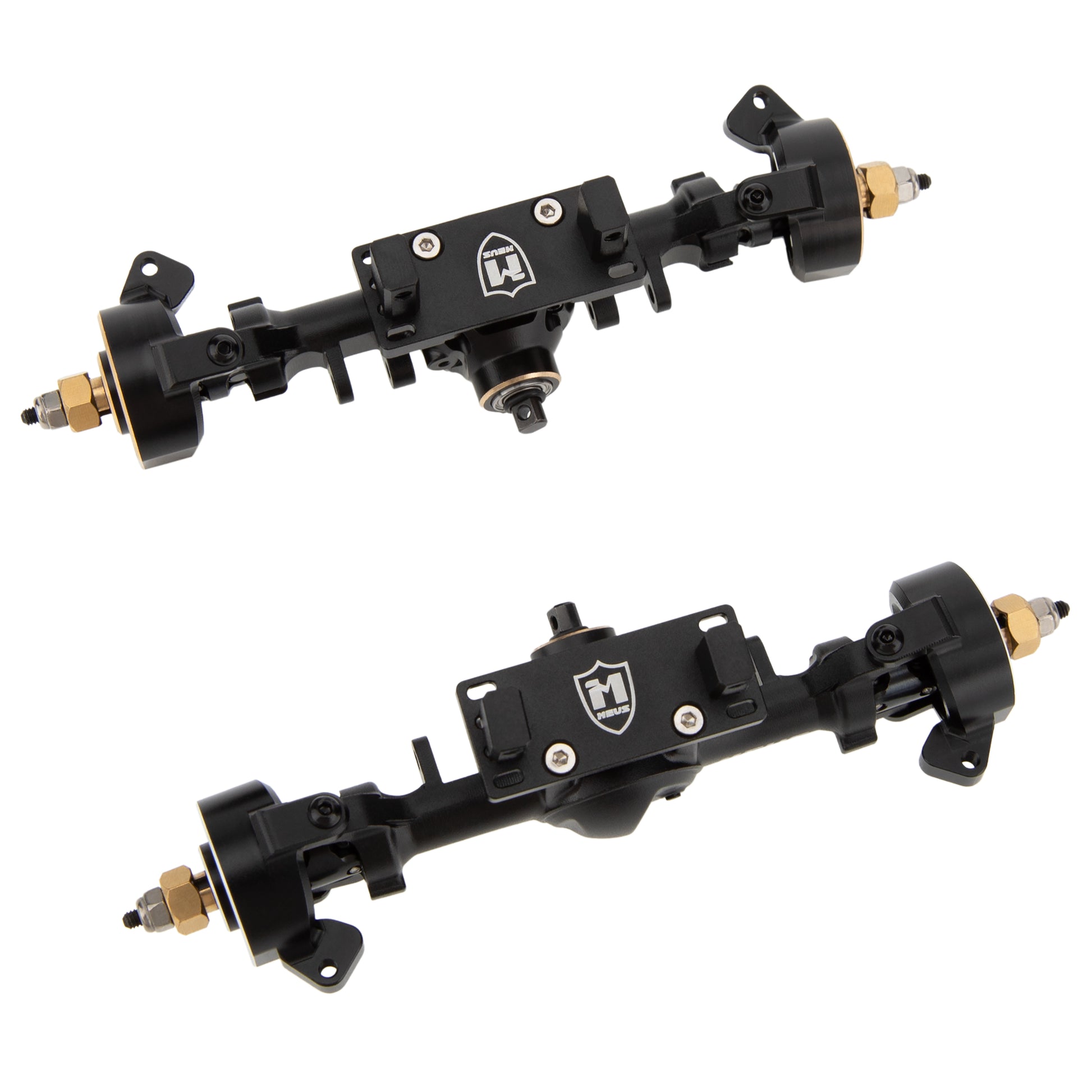 Black 4WS TRX4M Metal V2 Isokinetic axles