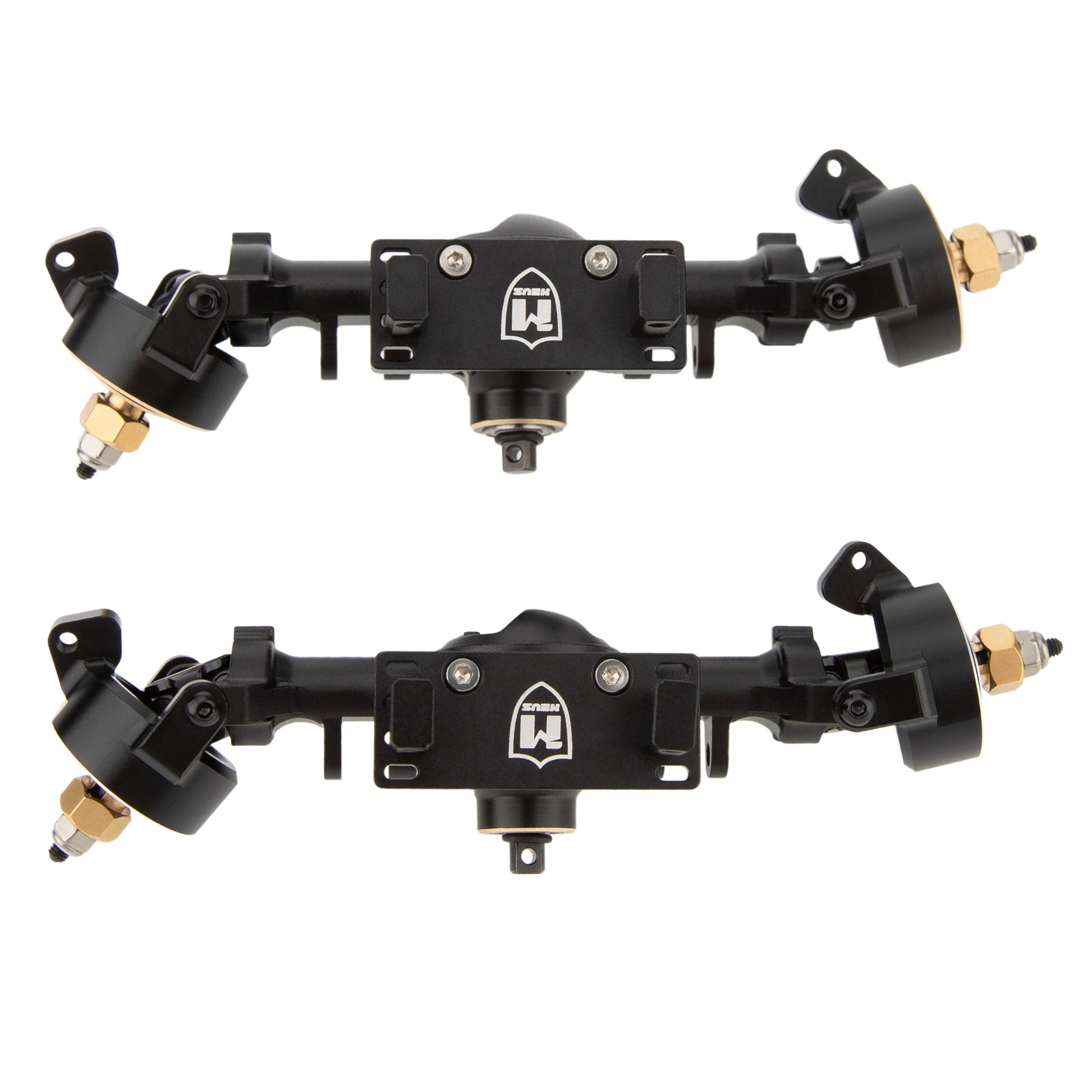 Black 4WS TRX4M Metal V2 Isokinetic axles